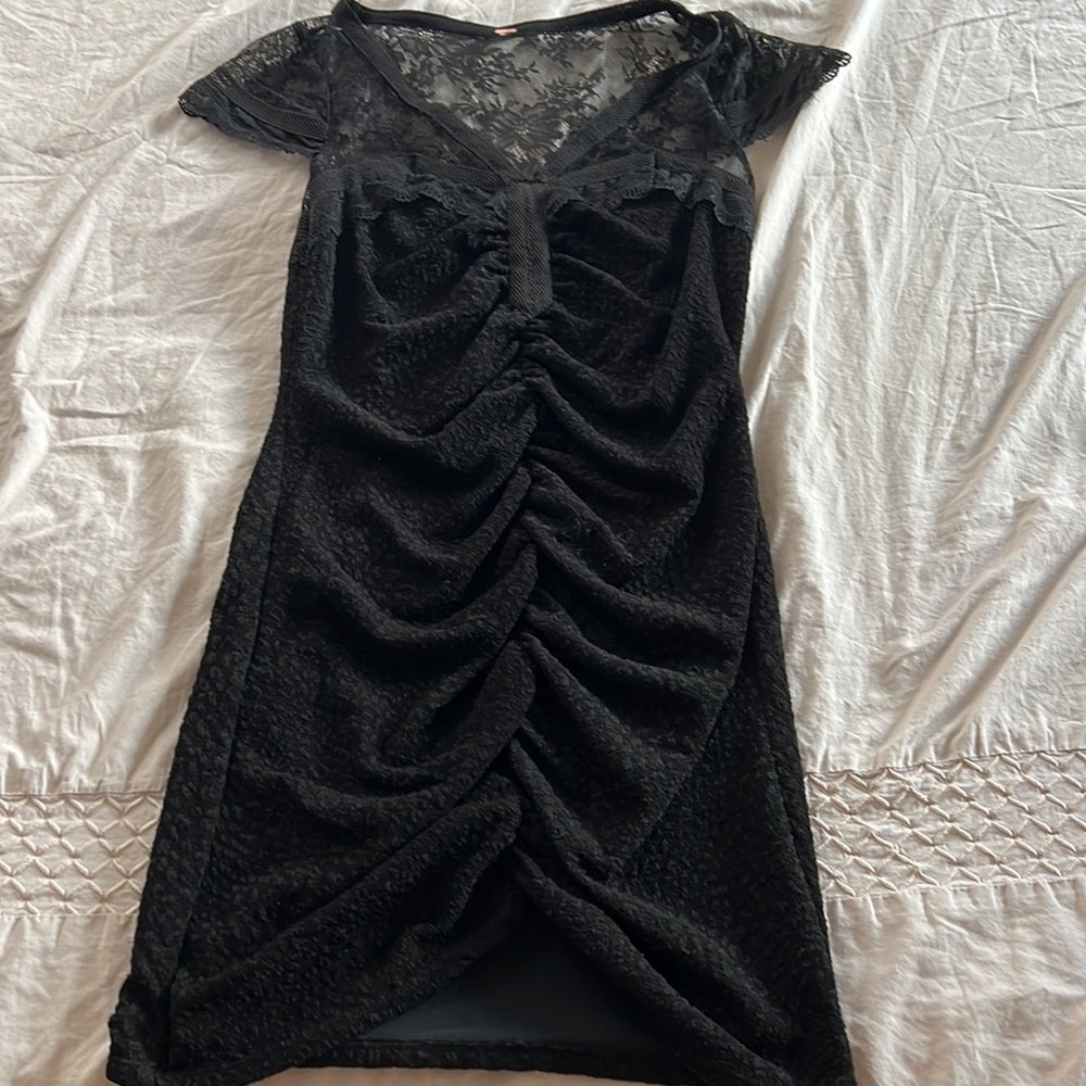 Free People lace mini dress